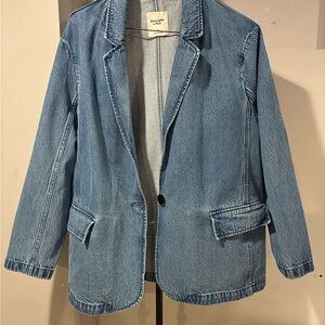 Abercrombie & Fitch LightWashed Blue Jean Jacket